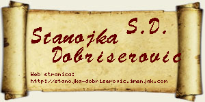 Stanojka Dobrišerović vizit kartica